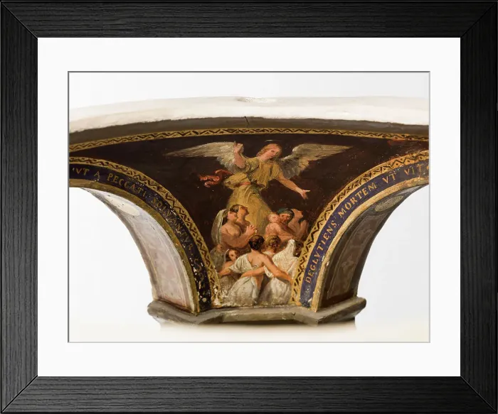 Framed Print : Maquette du décor de la chapelle des Morts (dite chapelle des Ames) église Notre-Dame... c.1836. Creator: Merry Joseph Blondel Framed Print : Maquette du décor de la chapelle des Morts (dite chapelle des Ames) église Notre-Dame... c.1836. Creator: Merry Joseph Blondel