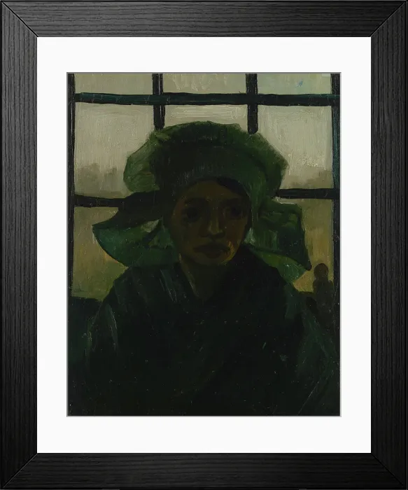 Framed Print : Head of a Woman, 1885. Creator: Gogh, Vincent, van (1853-1890) Framed Print : Head of a Woman, 1885. Creator: Gogh, Vincent, van (1853-1890)