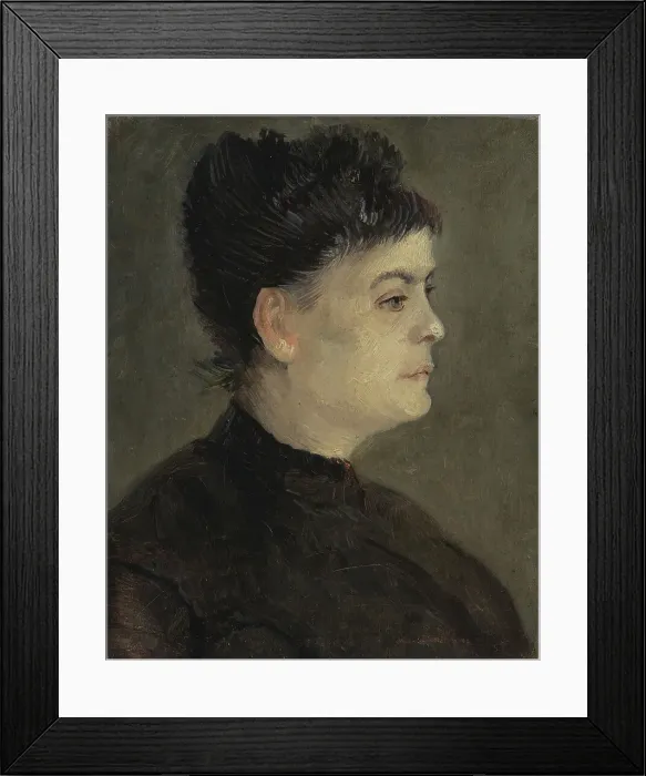 Framed Print : Portrait of Agostina Segatori, 1887. Creator: Gogh, Vincent, van (1853-1890) Framed Print : Portrait of Agostina Segatori, 1887. Creator: Gogh, Vincent, van (1853-1890)