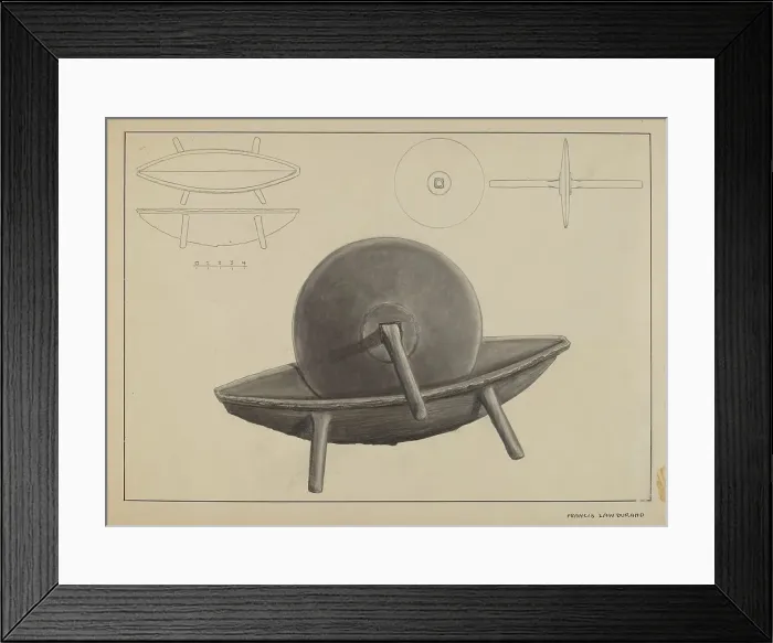Framed Print : Spice Grinder, c. 1937. Creator: Francis Law Durand Framed Print : Spice Grinder, c. 1937. Creator: Francis Law Durand