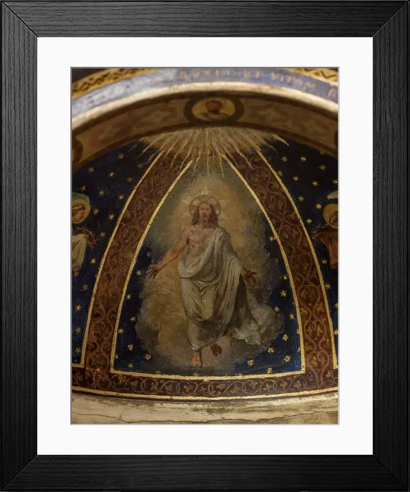 Framed Print : Maquette du décor de la chapelle des Morts (dite chapelle des Ames) église Notre-Dame... c.1836. Creator: Merry Joseph Blondel Framed Print : Maquette du décor de la chapelle des Morts (dite chapelle des Ames) église Notre-Dame... c.1836. Creator: Merry Joseph Blondel