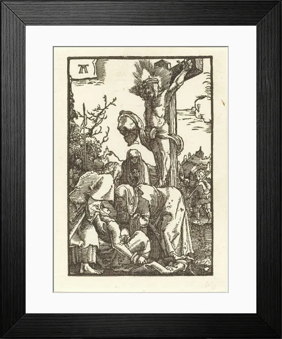 Framed Print : Christ on the Cross, c. 1513. Creator: Albrecht Altdorfer Framed Print : Christ on the Cross, c. 1513. Creator: Albrecht Altdorfer