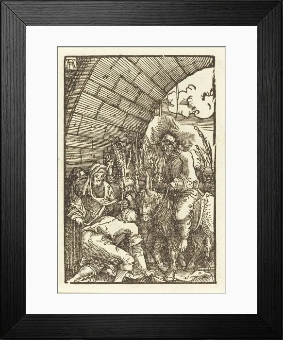 Framed Print : The Entry into Jerusalem, c. 1513. Creator: Albrecht Altdorfer Framed Print : The Entry into Jerusalem, c. 1513. Creator: Albrecht Altdorfer