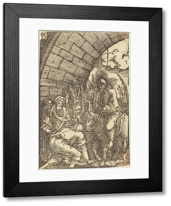 Framed Print : The Entry into Jerusalem, c. 1513. Creator: Albrecht Altdorfer Framed Print : The Entry into Jerusalem, c. 1513. Creator: Albrecht Altdorfer