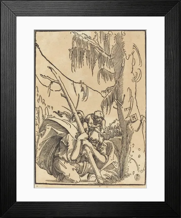 Framed Print : Saint Christopher, 1513. Creator: Albrecht Altdorfer Framed Print : Saint Christopher, 1513. Creator: Albrecht Altdorfer