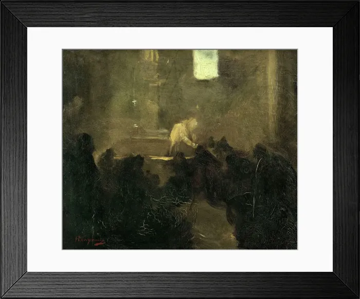 Framed Print : La Communion, c.1860. Creator: Jean-Baptiste Carpeaux Framed Print : La Communion, c.1860. Creator: Jean-Baptiste Carpeaux