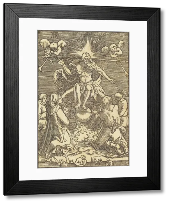 Framed Print : The Last Judgment, c. 1513. Creator: Albrecht Altdorfer Framed Print : The Last Judgment, c. 1513. Creator: Albrecht Altdorfer