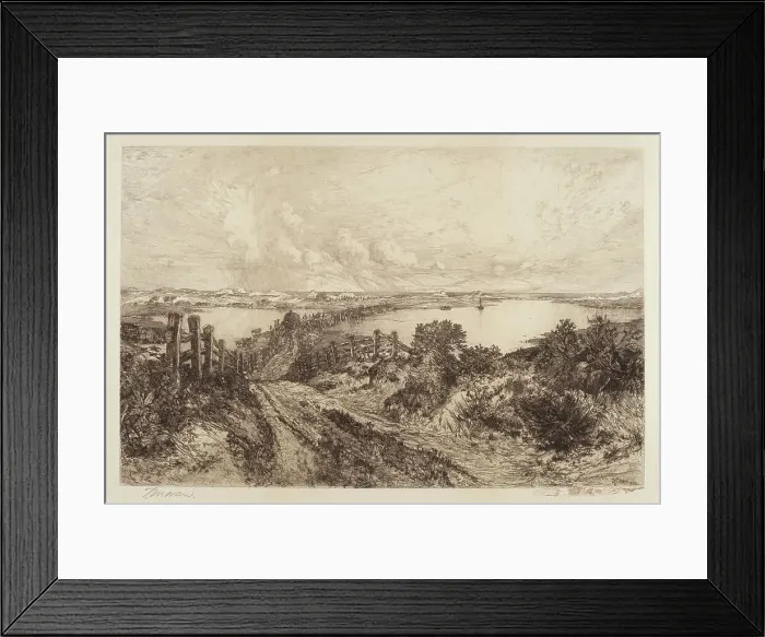 Framed Print : Morning, 1886. Creator: Thomas Moran Framed Print : Morning, 1886. Creator: Thomas Moran