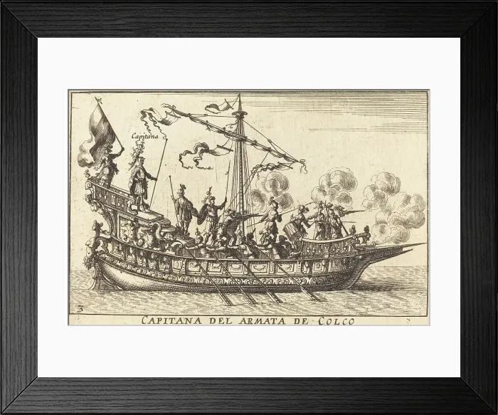 Framed Print : Capitana del Armata de Colco. Creator: Balthasar Moncornet Framed Print : Capitana del Armata de Colco. Creator: Balthasar Moncornet