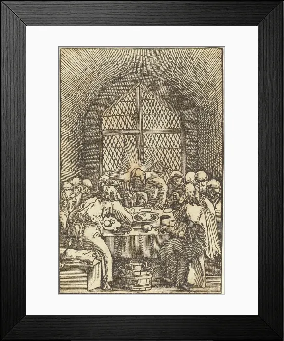 Framed Print : The Last Supper, c. 1513. Creator: Albrecht Altdorfer Framed Print : The Last Supper, c. 1513. Creator: Albrecht Altdorfer