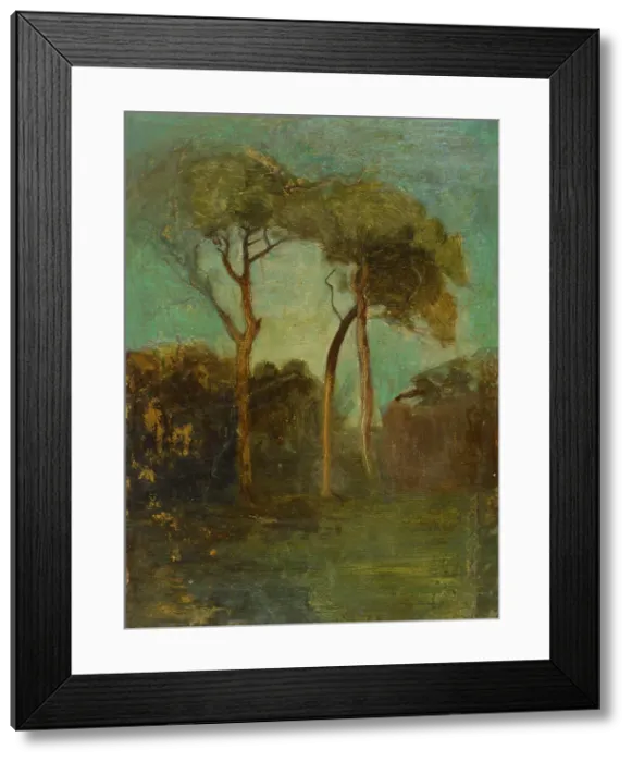 Framed Print : Pins parasols en Italie, between 1856 and 1862. Creator: Jean-Baptiste Carpeaux Framed Print : Pins parasols en Italie, between 1856 and 1862. Creator: Jean-Baptiste Carpeaux
