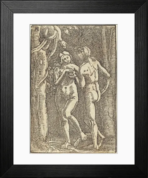 Framed Print : The Fall of Man, c. 1513. Creator: Albrecht Altdorfer Framed Print : The Fall of Man, c. 1513. Creator: Albrecht Altdorfer