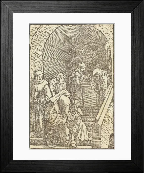 Framed Print : Presentation of the Virgin, c. 1513. Creator: Albrecht Altdorfer Framed Print : Presentation of the Virgin, c. 1513. Creator: Albrecht Altdorfer