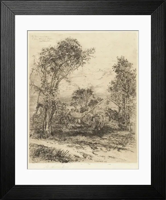 Framed Print : Home, Sweet Home, 1885. Creator: Mary Nimmo Moran Framed Print : Home, Sweet Home, 1885. Creator: Mary Nimmo Moran