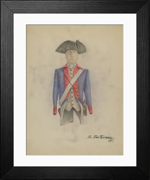 Framed Print : Uniform, c. 1936. Creator: Aaron Fastovsky Framed Print : Uniform, c. 1936. Creator: Aaron Fastovsky
