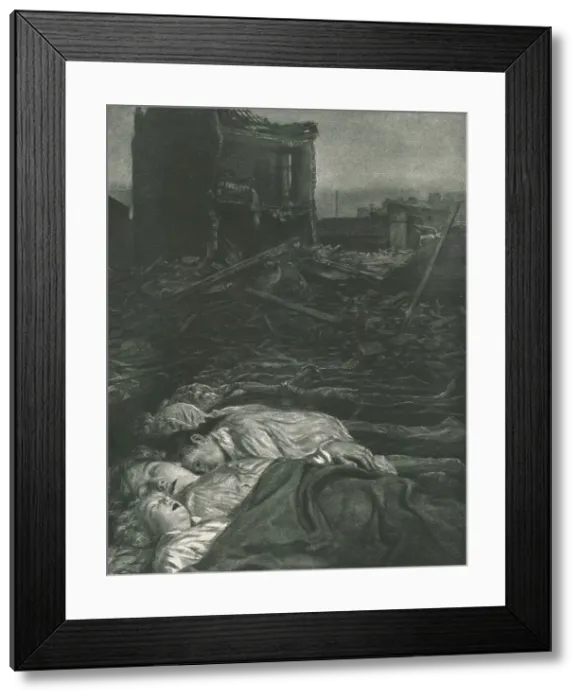 Framed Print : Leurs Heros de L'Air ont attaque la Fortresse Paris'. 1916. Creator: J Simont. Leurs Heros de L'Air ont attaque la Fortresse Paris'. 1916. Creator: J Simont Framed Print : Leurs Heros de L'Air ont attaque la Fortresse Paris'. 1916. Creator: J Simont. Leurs Heros de L'Air ont attaque la Fortresse Paris'. 1916. Creator: J Simont