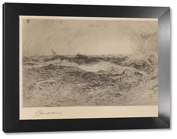 The Resounding Sea, 1880. Creator: Thomas Moran