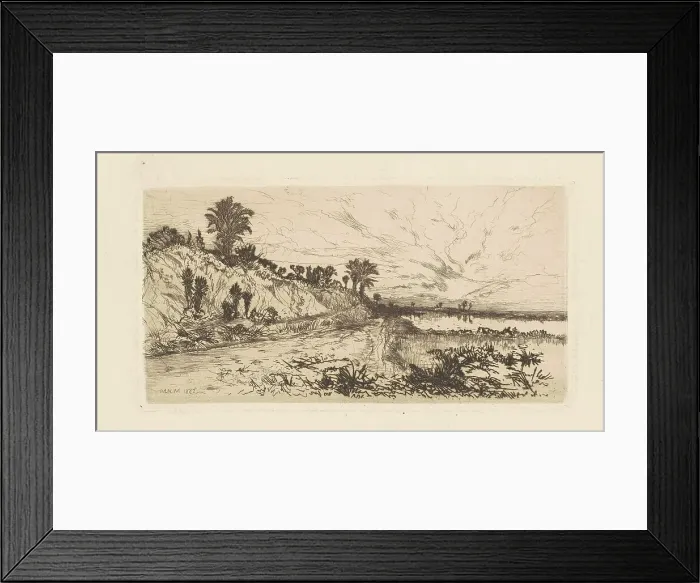 Framed Print : Point Isabel, Florida, 1887. Creator: Mary Nimmo Moran
