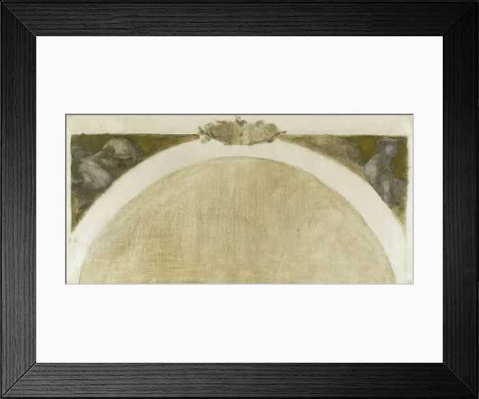 Framed Print : Esquisse pour le salon des Sciences de l'Hôtel de Ville de Paris : La Géographie...c.1889-1891. Creator: Eugene Carriere Framed Print : Esquisse pour le salon des Sciences de l'Hôtel de Ville de Paris : La Géographie...c.1889-1891. Creator: Eugene Carriere