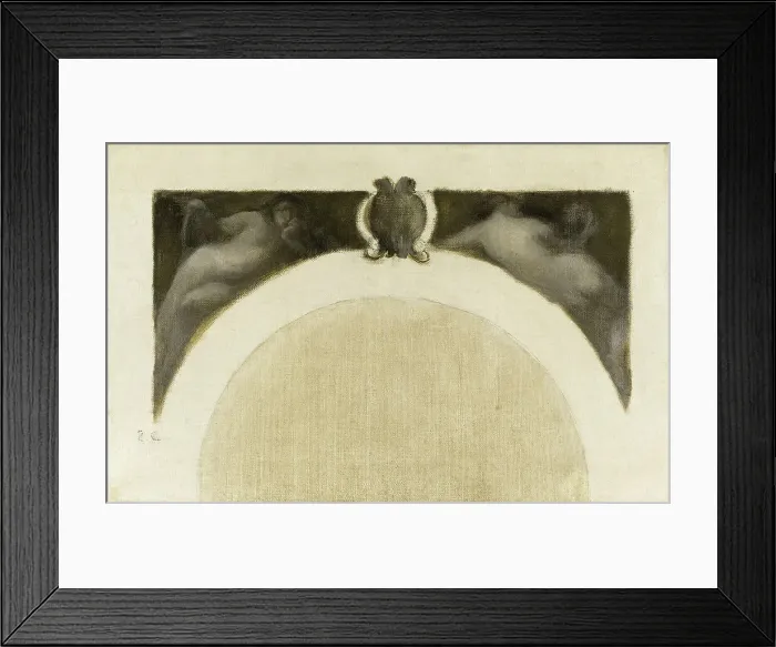 Framed Print : Esquisse pour le salon des Sciences de l'Hôtel de Ville de Paris : La Physique - La... c.1889-1891. Creator: Eugene Carriere Framed Print : Esquisse pour le salon des Sciences de l'Hôtel de Ville de Paris : La Physique - La... c.1889-1891. Creator: Eugene Carriere