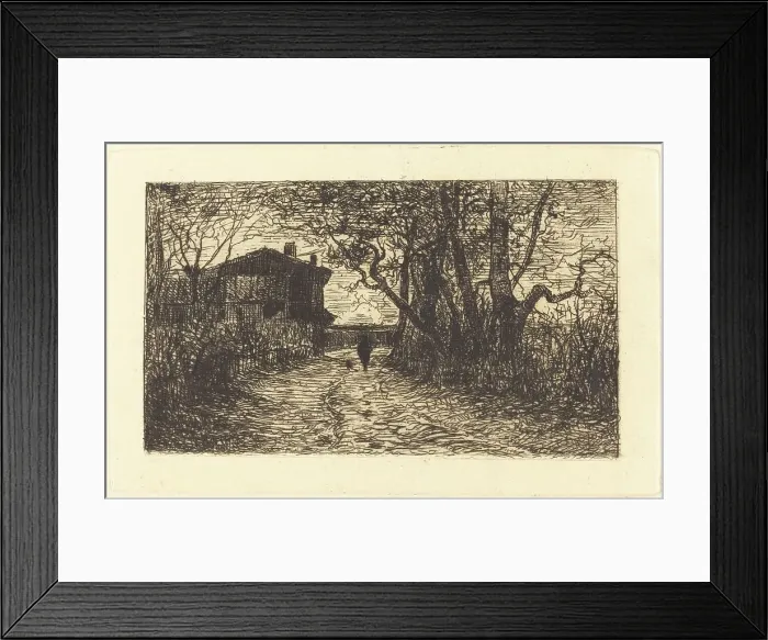 Framed Print : A Gorge de Loup. Creator: Adolphe Appian Framed Print : A Gorge de Loup. Creator: Adolphe Appian