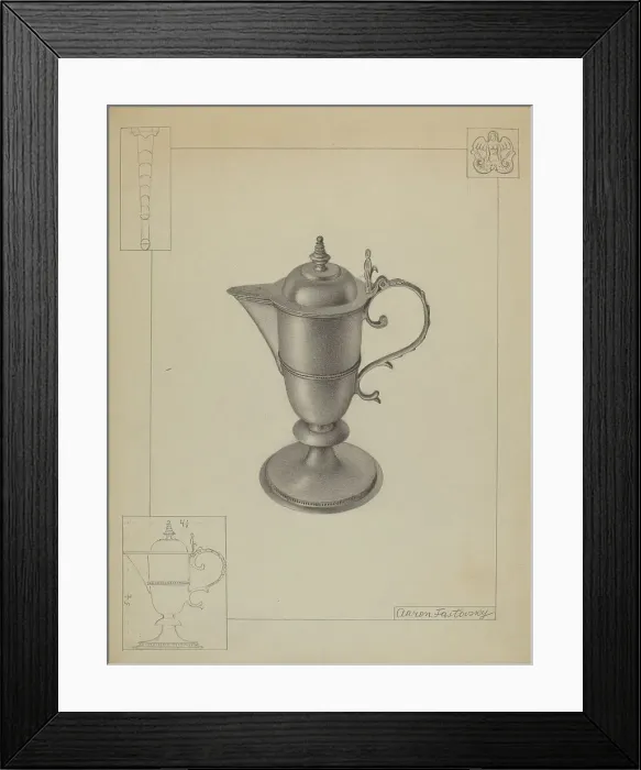 Framed Print : Sacramental Ewer, c. 1936. Creator: Aaron Fastovsky Framed Print : Sacramental Ewer, c. 1936. Creator: Aaron Fastovsky