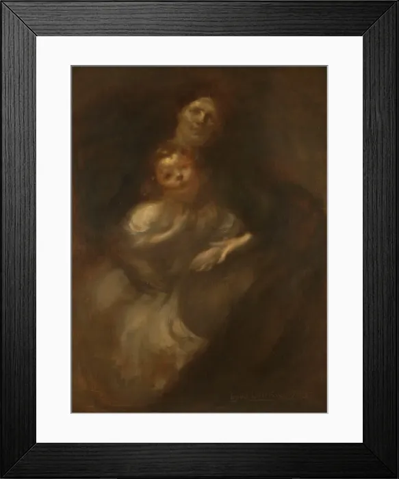 Framed Print : Maternité, 1903. Creator: Eugene Carriere Framed Print : Maternité, 1903. Creator: Eugene Carriere