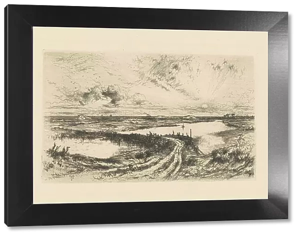 Sunrise?The Pond, Easthampton, Long Island, 1881. Creator: Thomas Moran