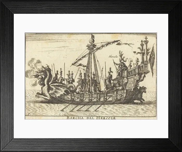 Framed Print : Barcha del Hercole. Creator: Balthasar Moncornet Framed Print : Barcha del Hercole. Creator: Balthasar Moncornet