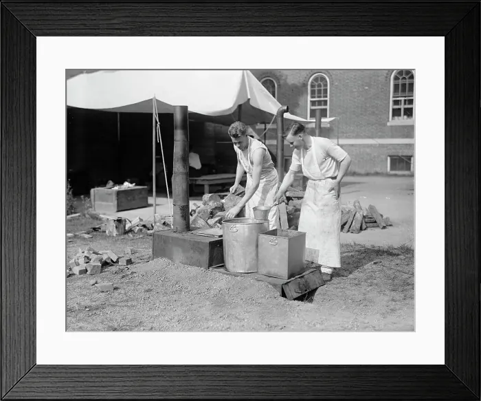 Framed Print : Camp, 1917 or 1918. Creator: Harris & Ewing. Camp, 1917 or 1918. Creator: Harris & Ewing Framed Print : Camp, 1917 or 1918. Creator: Harris & Ewing. Camp, 1917 or 1918. Creator: Harris & Ewing