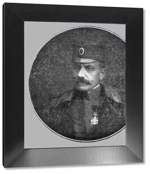 Les chefs de l'Armee serbe; Le nouveau generalissime, le voivode Jivoin Michitch... 1916. Creator: Unknown