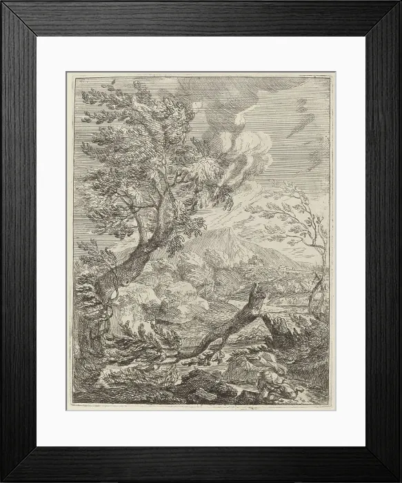 Framed Print : The Withered Tree, 1696. Creator: Crescenzio Onofri Framed Print : The Withered Tree, 1696. Creator: Crescenzio Onofri