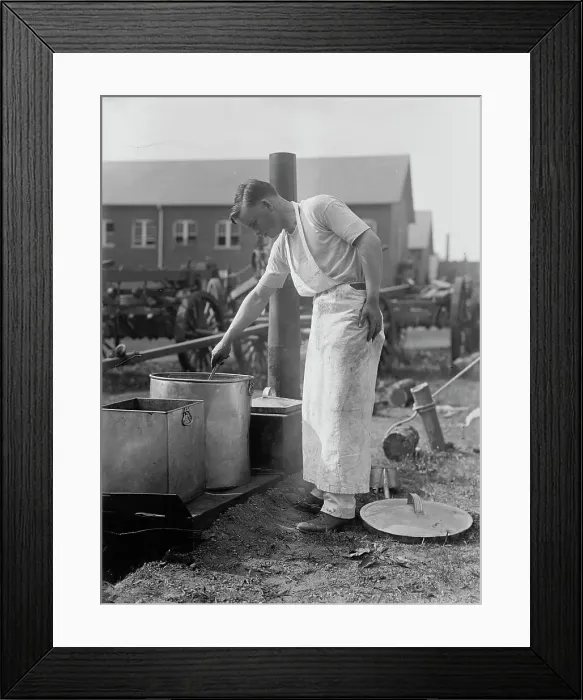 Framed Print : Camp, 1917 or 1918. Creator: Harris & Ewing. Camp, 1917 or 1918. Creator: Harris & Ewing Framed Print : Camp, 1917 or 1918. Creator: Harris & Ewing. Camp, 1917 or 1918. Creator: Harris & Ewing