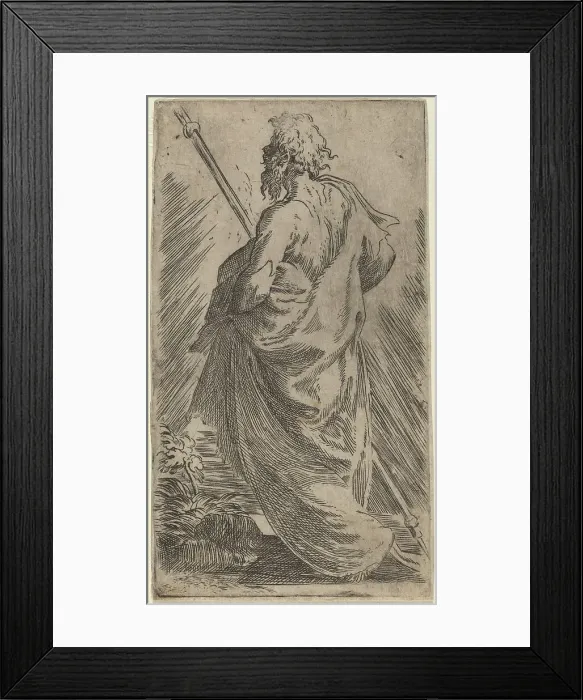 Framed Print : Saint James the Greater. Creator: Parmigianino Framed Print : Saint James the Greater. Creator: Parmigianino
