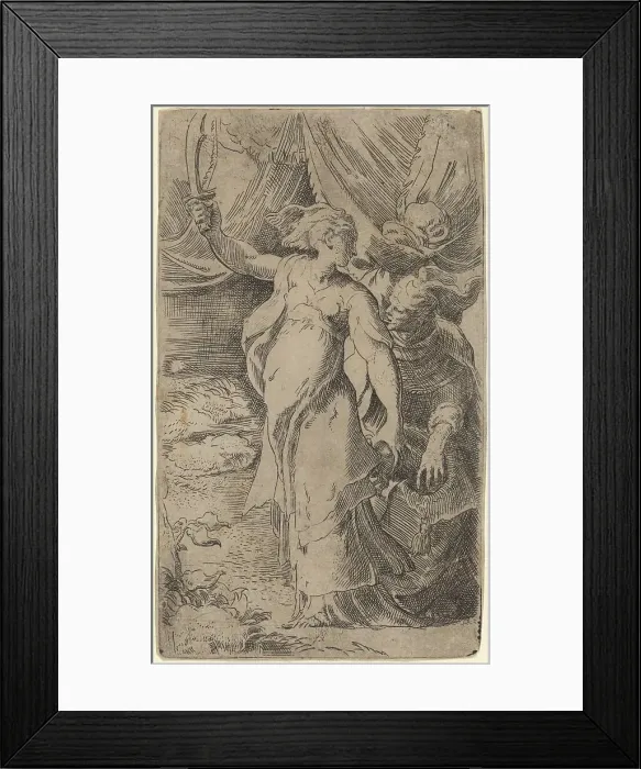 Framed Print : Judith. Creator: Parmigianino Framed Print : Judith. Creator: Parmigianino