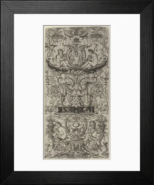 Framed Print : Ornament Panel: Victoria Augusta, c. 1507. Creator: Nicoletto da Modena Framed Print : Ornament Panel: Victoria Augusta, c. 1507. Creator: Nicoletto da Modena