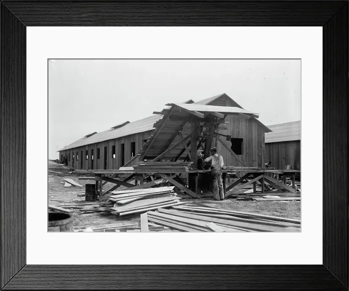 Framed Print : Camp, 1917 or 1918. Creator: Harris & Ewing. Camp, 1917 or 1918. Creator: Harris & Ewing Framed Print : Camp, 1917 or 1918. Creator: Harris & Ewing. Camp, 1917 or 1918. Creator: Harris & Ewing