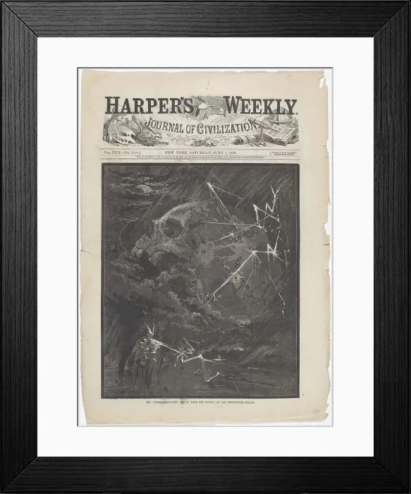 Framed Print : The Internationalists Are to Make the World All One Millennium - (Chaos), 1878. Creator: Thomas Nast. The Internationalists Are to Make the World All One Millennium - (Chaos), 1878. Creator: Thomas Nast Framed Print : The Internationalists Are to Make the World All One Millennium - (Chaos), 1878. Creator: Thomas Nast. The Internationalists Are to Make the World All One Millennium - (Chaos), 1878. Creator: Thomas Nast