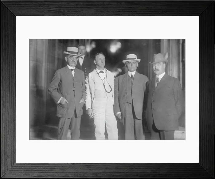 Framed Print : Democratic National Convention - Sen. Willard Saulsbury; Josephus Daniels of North Carolina... 1912 Creator: Harris & Ewing. Democratic National Convention - Sen Framed Print : Democratic National Convention - Sen. Willard Saulsbury; Josephus Daniels of North Carolina... 1912 Creator: Harris & Ewing. Democratic National Convention - Sen