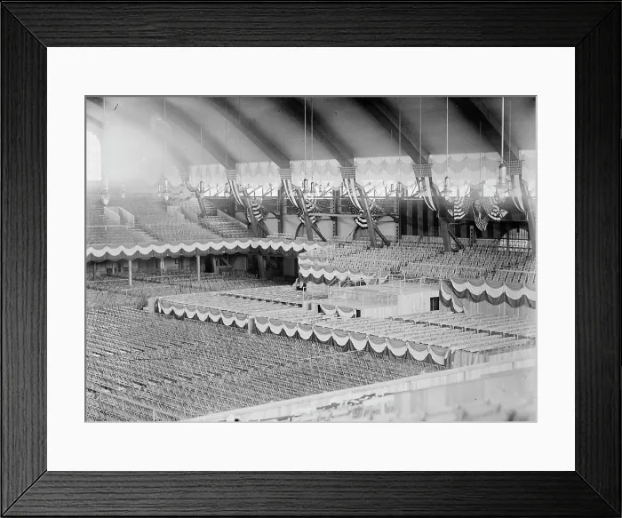 Framed Print : Fifth Regiment Armory, Baltimore, Maryland - Interior Ready For Democratic National Convention, 1912 Creator: Harris & Ewing. Fifth Regiment Armory, Baltimore, Maryland - Interior Ready For Democratic National Convention Framed Print : Fifth Regiment Armory, Baltimore, Maryland - Interior Ready For Democratic National Convention, 1912 Creator: Harris & Ewing. Fifth Regiment Armory, Baltimore, Maryland - Interior Ready For Democratic National Convention