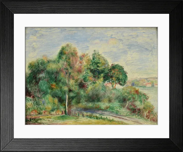 Framed Print : Landscape, c. 1890. Creator: Renoir, Pierre Auguste (1841-1919) Framed Print : Landscape, c. 1890. Creator: Renoir, Pierre Auguste (1841-1919)