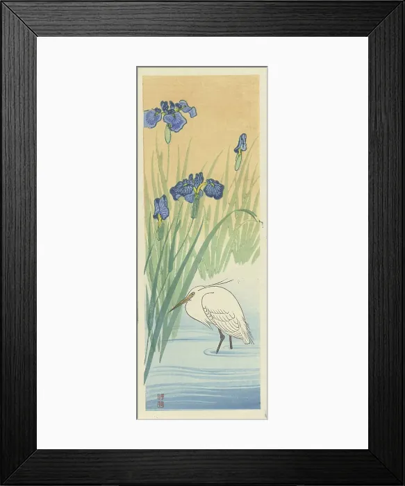 Framed Print : Egret, 1925-1936. Creator: Ohara, Koson (1877-1945) Framed Print : Egret, 1925-1936. Creator: Ohara, Koson (1877-1945)
