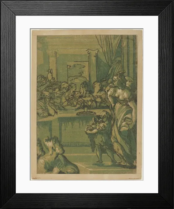 Framed Print : The Presentation in the Temple. Creator: Parmigianino Framed Print : The Presentation in the Temple. Creator: Parmigianino