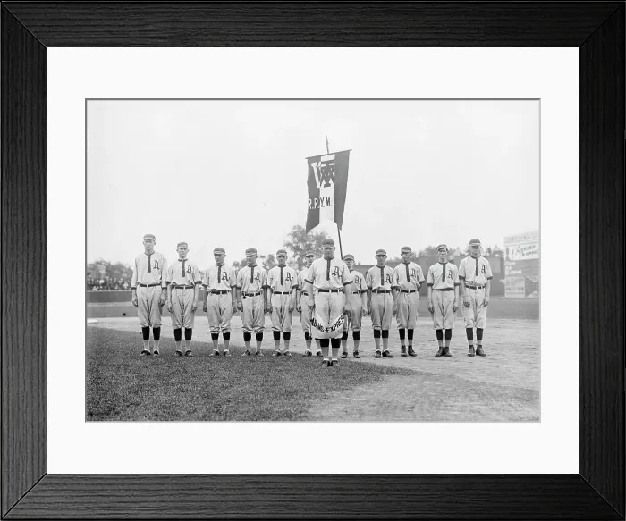 Framed Print : Baseball, Amateur And College - Amateur Parade, 1912. Creator: Harris & Ewing. Baseball, Amateur And College - Amateur Parade, 1912. Creator: Harris & Ewing Framed Print : Baseball, Amateur And College - Amateur Parade, 1912. Creator: Harris & Ewing. Baseball, Amateur And College - Amateur Parade, 1912. Creator: Harris & Ewing