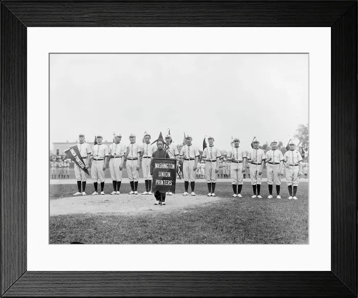 Framed Print : Baseball, Amateur And College - Amateur Parade, 1912. Creator: Harris & Ewing. Baseball, Amateur And College - Amateur Parade, 1912. Creator: Harris & Ewing Framed Print : Baseball, Amateur And College - Amateur Parade, 1912. Creator: Harris & Ewing. Baseball, Amateur And College - Amateur Parade, 1912. Creator: Harris & Ewing