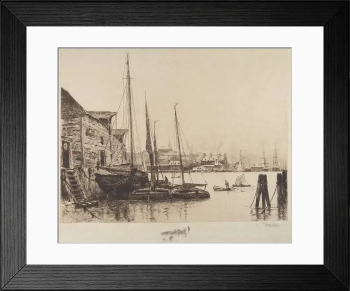 Framed Print : Quebec, 1887. Creator: Stephen Parrish Framed Print : Quebec, 1887. Creator: Stephen Parrish