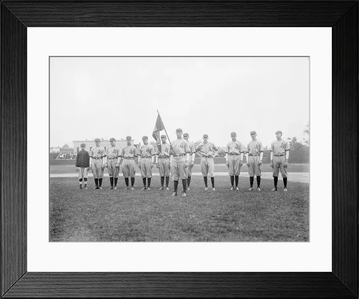 Framed Print : Baseball, Amateur And College - Amateur Parade, 1912. Creator: Harris & Ewing. Baseball, Amateur And College - Amateur Parade, 1912. Creator: Harris & Ewing Framed Print : Baseball, Amateur And College - Amateur Parade, 1912. Creator: Harris & Ewing. Baseball, Amateur And College - Amateur Parade, 1912. Creator: Harris & Ewing