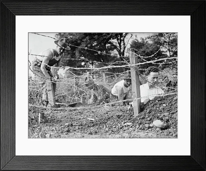 Framed Print : Camp, 1917 or 1918. Creator: Harris & Ewing. Camp, 1917 or 1918. Creator: Harris & Ewing Framed Print : Camp, 1917 or 1918. Creator: Harris & Ewing. Camp, 1917 or 1918. Creator: Harris & Ewing
