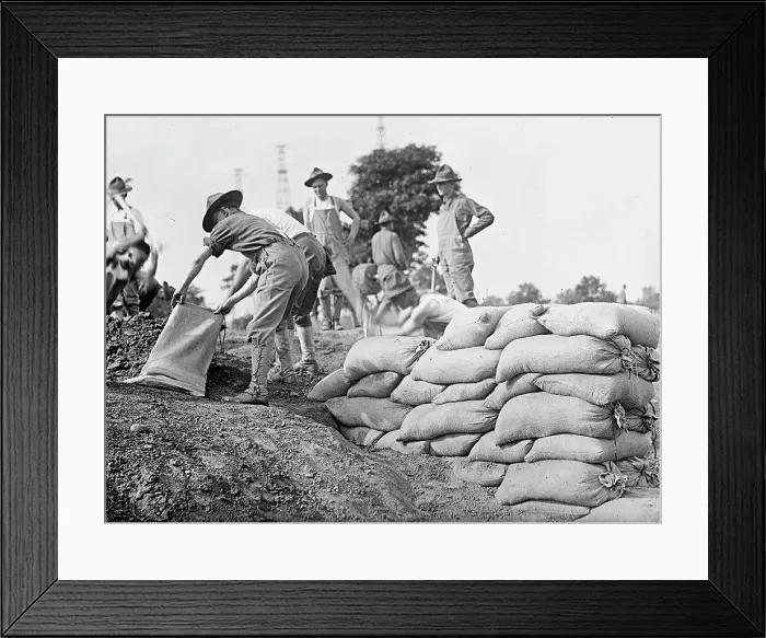 Framed Print : Camp, 1917 or 1918. Creator: Harris & Ewing. Camp, 1917 or 1918. Creator: Harris & Ewing Framed Print : Camp, 1917 or 1918. Creator: Harris & Ewing. Camp, 1917 or 1918. Creator: Harris & Ewing