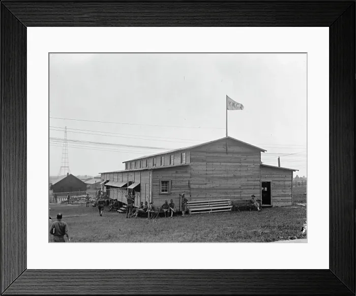 Framed Print : Camp, 1917 or 1918. Creator: Harris & Ewing. Camp, 1917 or 1918. Creator: Harris & Ewing Framed Print : Camp, 1917 or 1918. Creator: Harris & Ewing. Camp, 1917 or 1918. Creator: Harris & Ewing